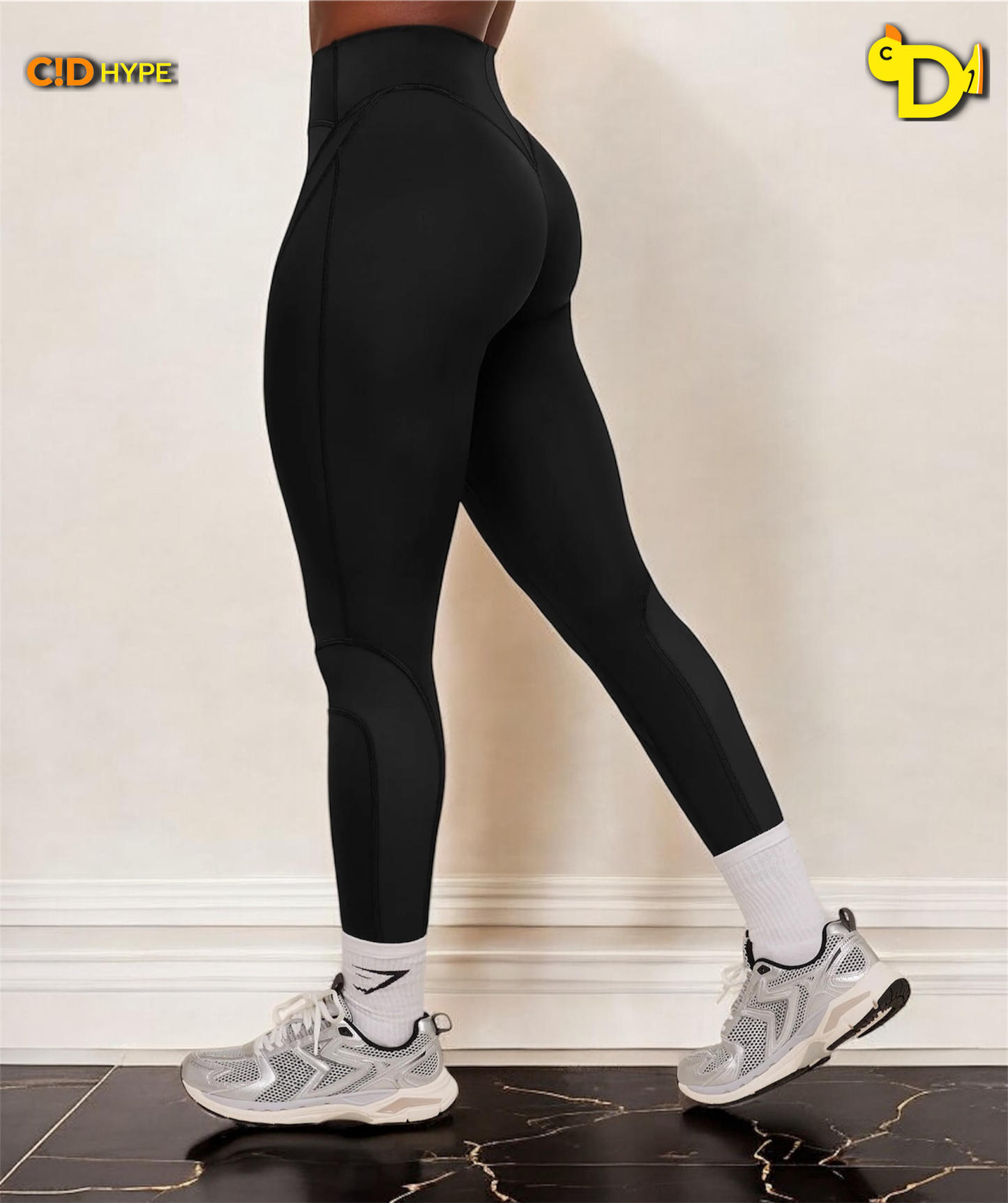 Mesh Panel Legging “GS Black”
