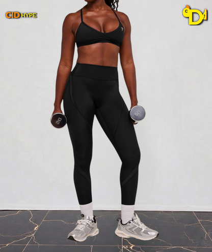 Mesh Panel Legging “GS Black”