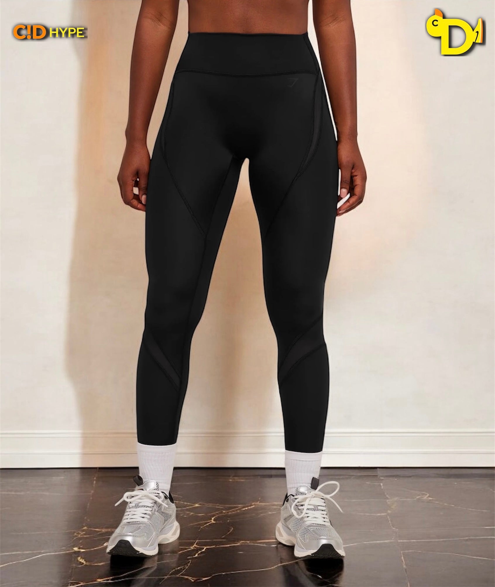 Mesh Panel Legging “GS Black”