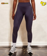 Mesh Panel Legging “Midnight Purple”