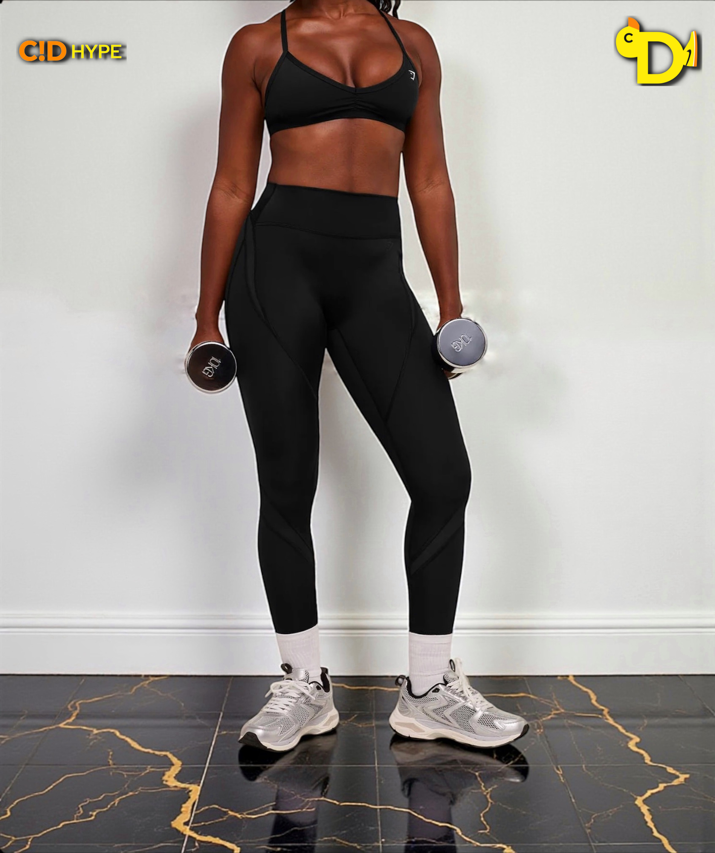 Mesh Panel Legging “GS Black”