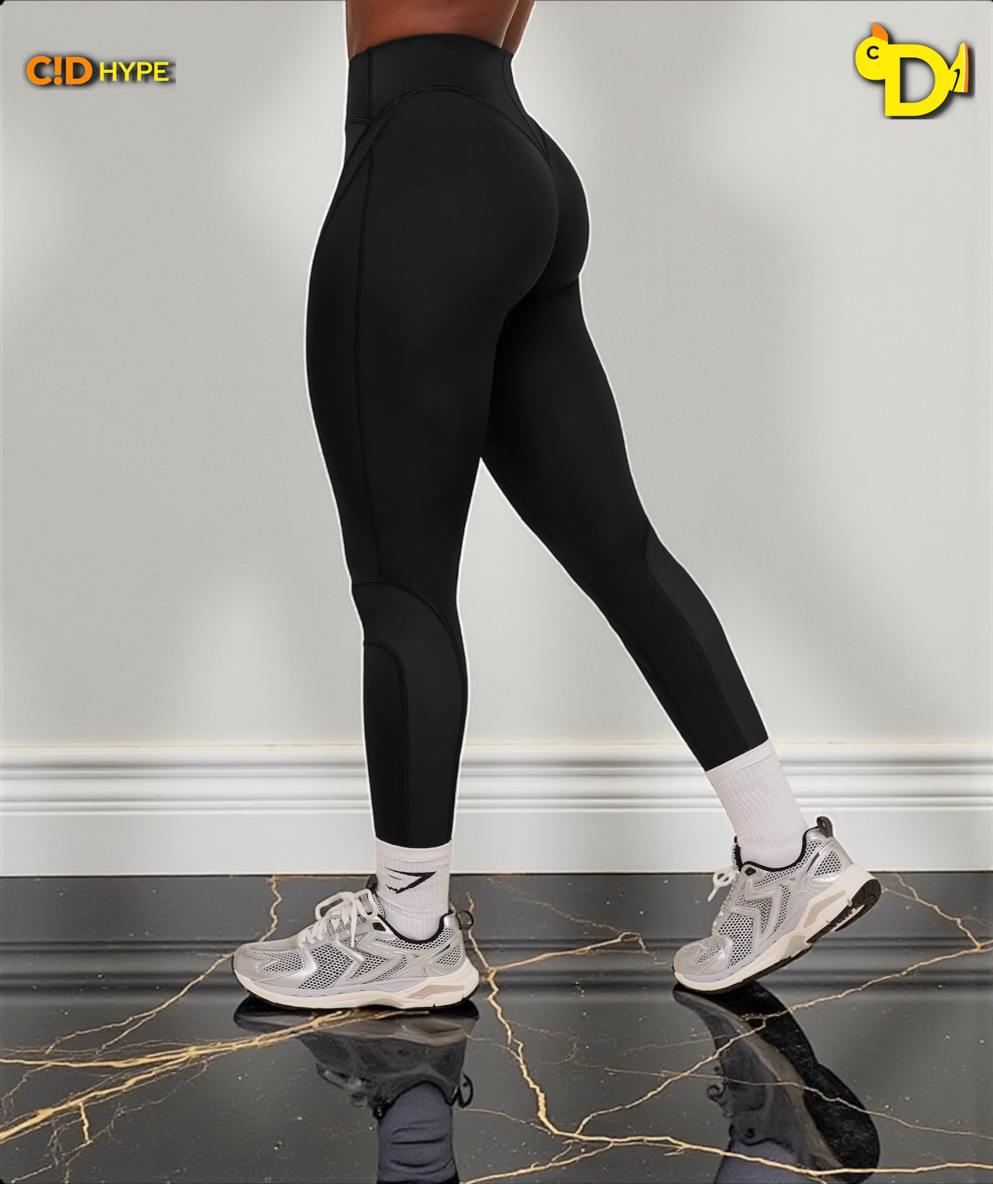 Mesh Panel Legging “GS Black”