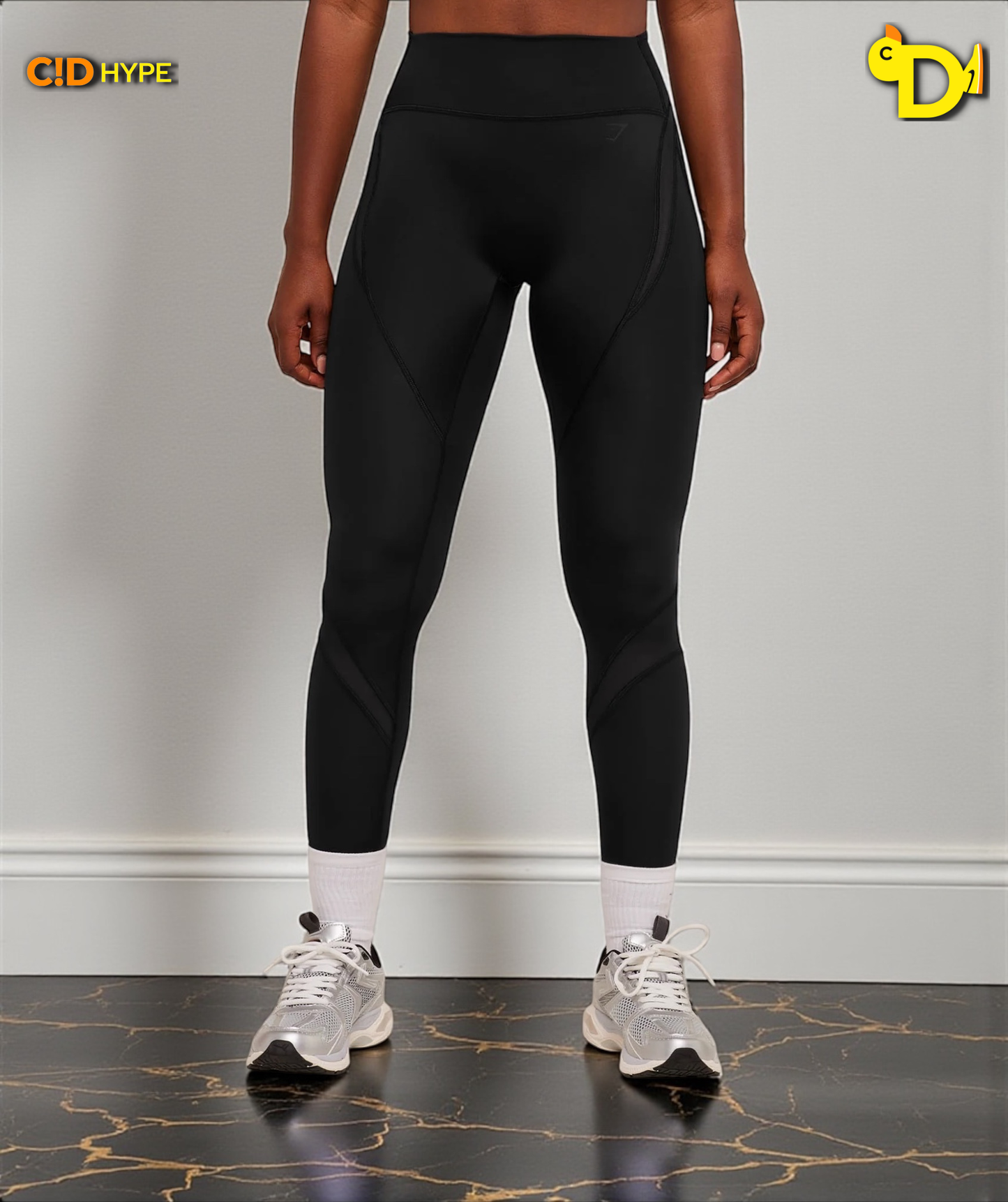 Mesh Panel Legging “GS Black”