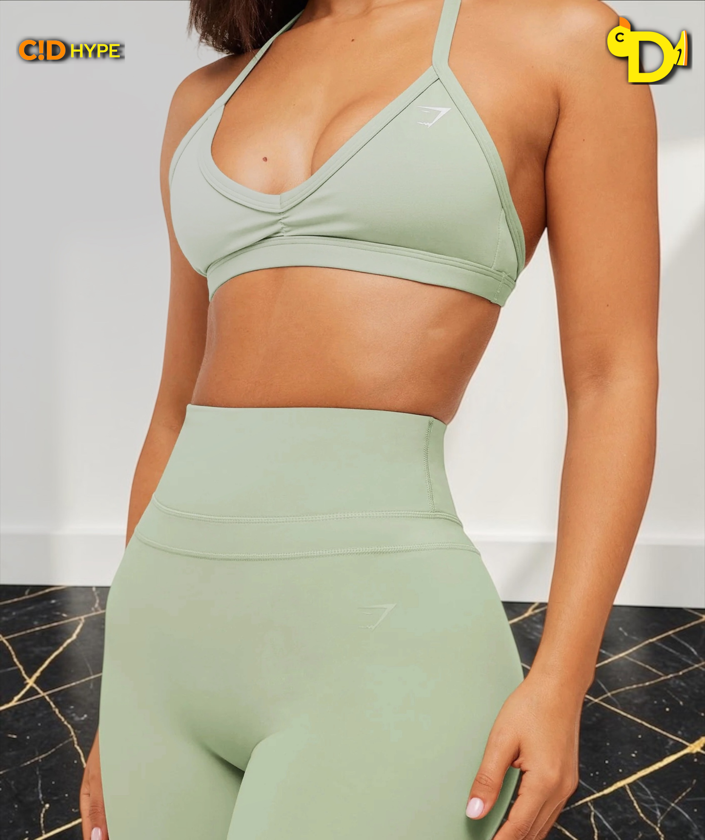 Minimal Sports Bra "Haze Green"