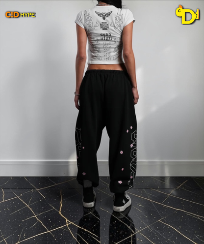 Moth Flames V2 "Baby" Tee in White