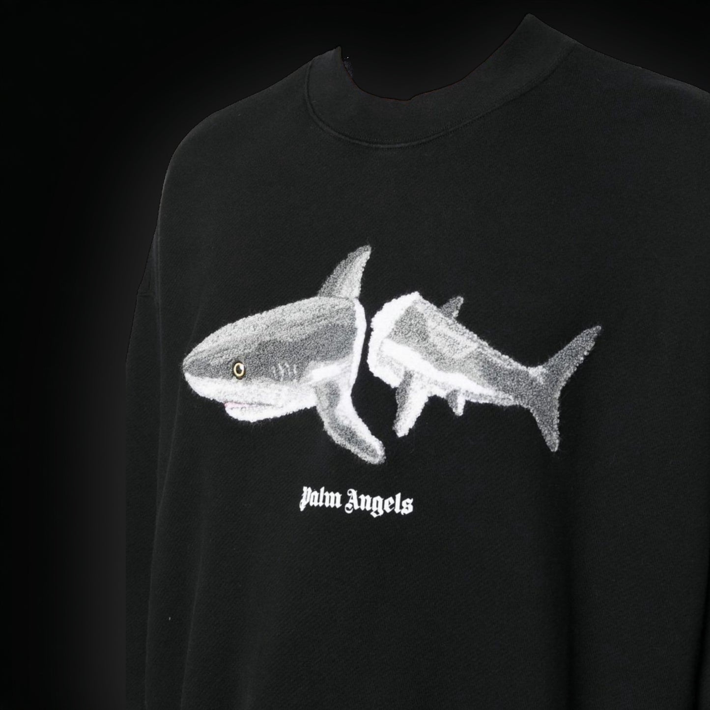 Palm Angels Shark Print "Black"