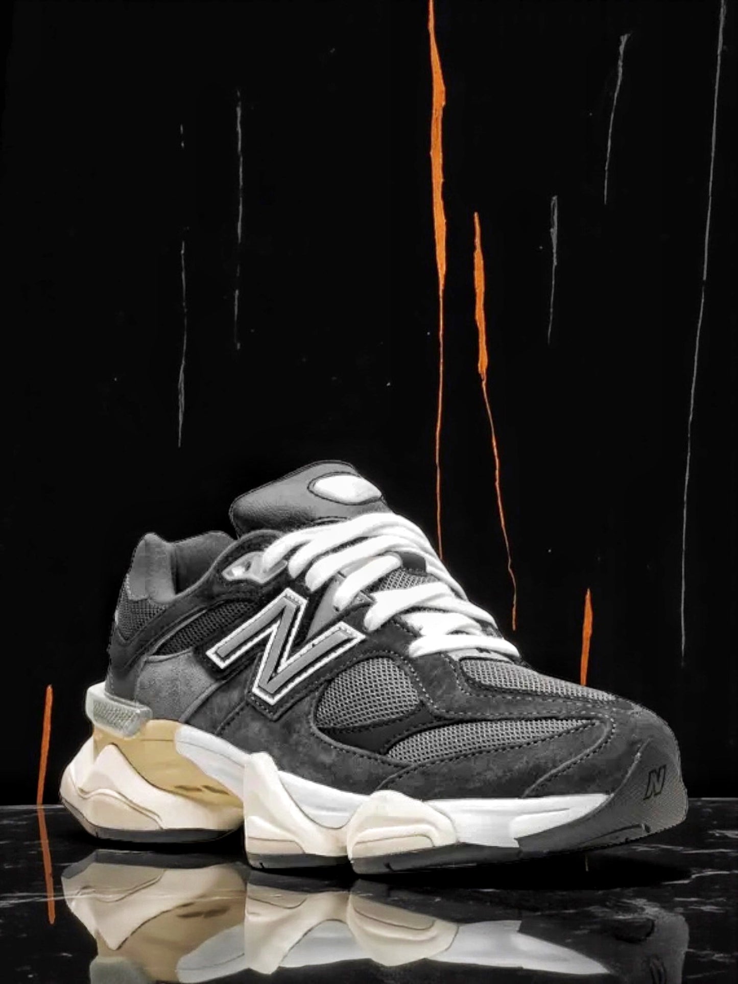 New Blance 9060 "'Charcoal Green"