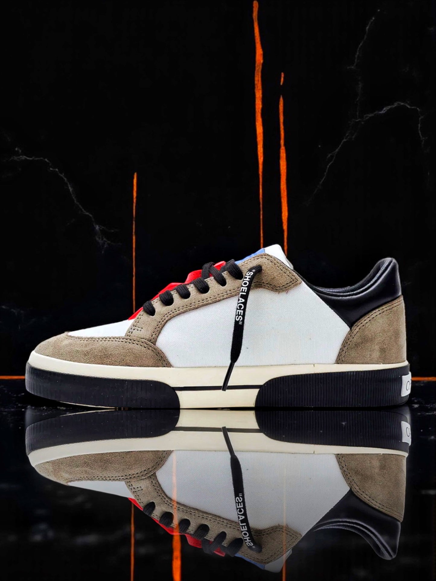 Off-White Low Vulcanized "Black/Beige