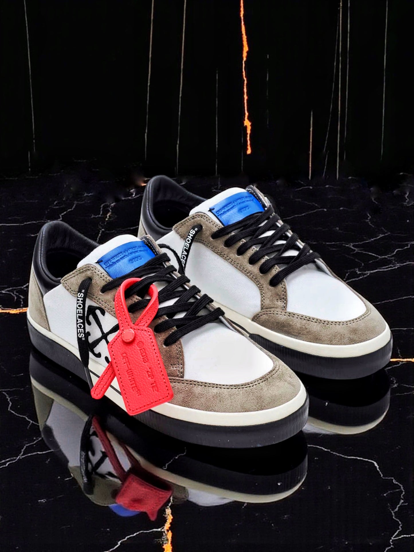 Off-White Low Vulcanized "Black/Beige
