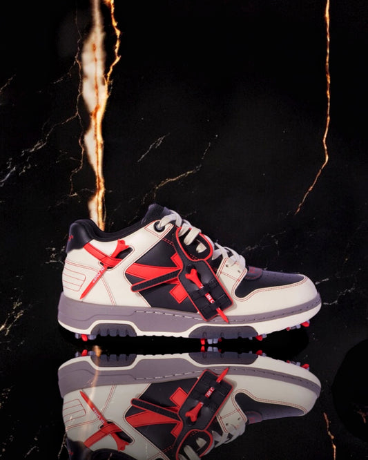 Off-White Out Of Office "Golf Paris Hilinski Red/Black"