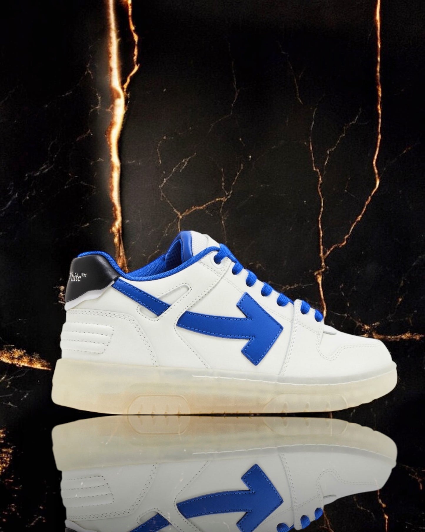 Off-White Out Of Office "White/Navy Blue"