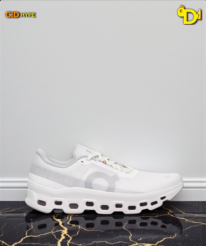 On Cloudmonster 1 "White/White"