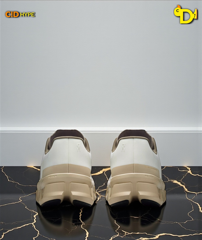 On Cloudmonster Void "Ivory/Sand"