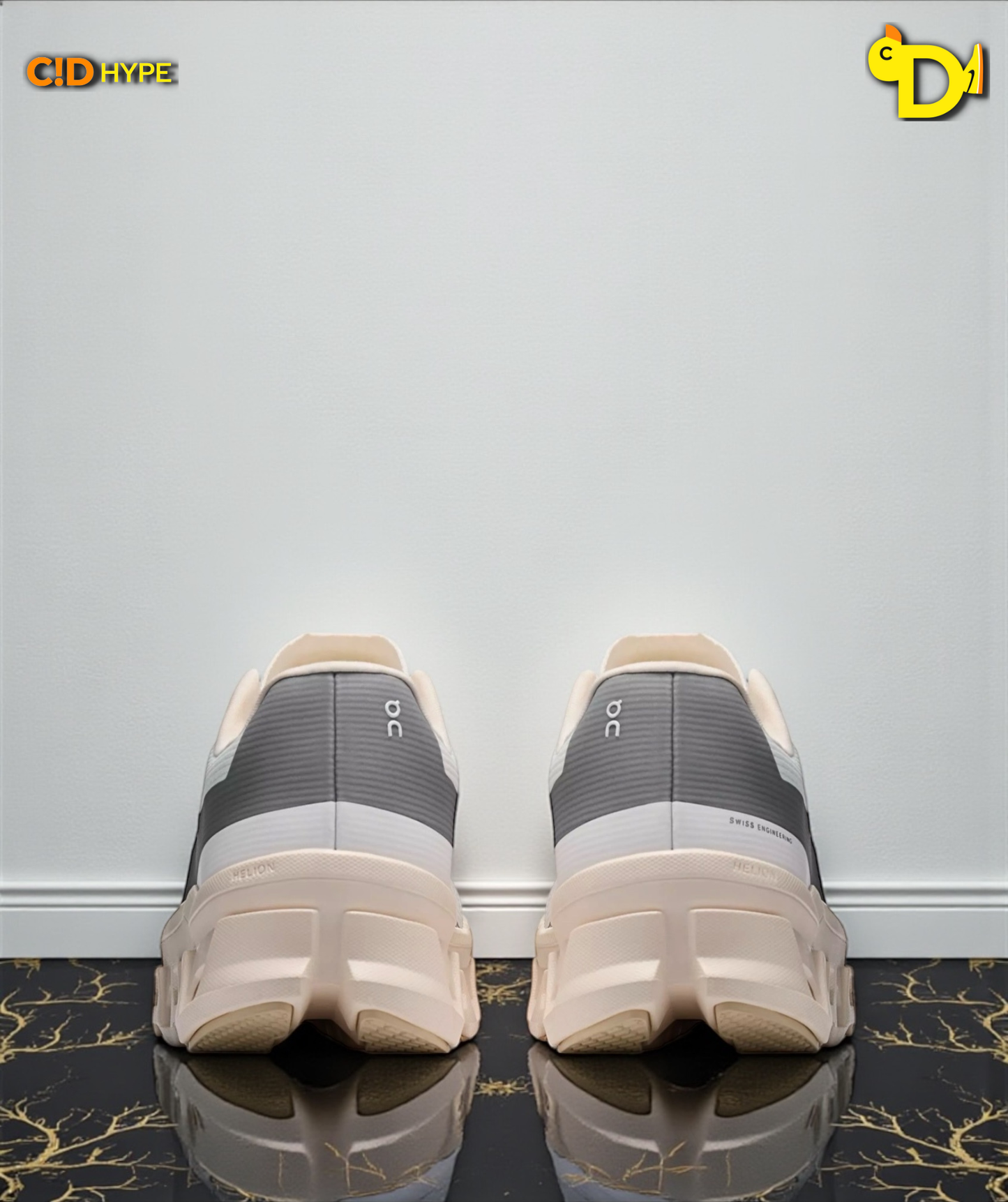 On Cloudmonster Void "Ivory/Seashell"