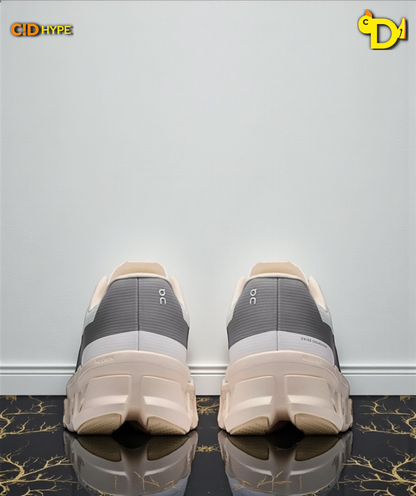 On Cloudmonster Void "Ivory/Seashell"