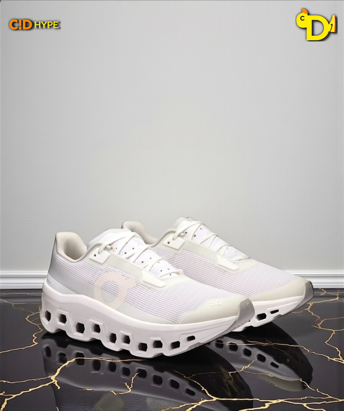 On Cloudmonster Void "White/White"