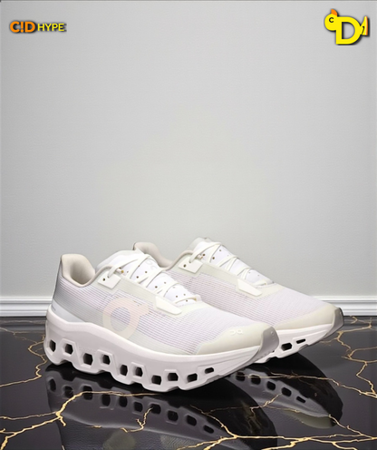 On Cloudmonster Void "White/White"