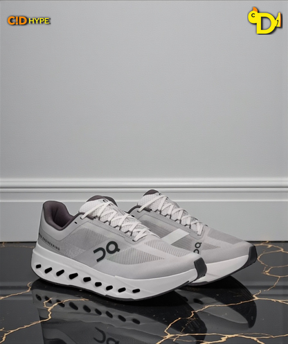 On Cloudsurfer Next "Gray/Gray/White"