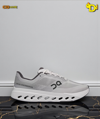 On Cloudsurfer Next "Gray/Gray/White"