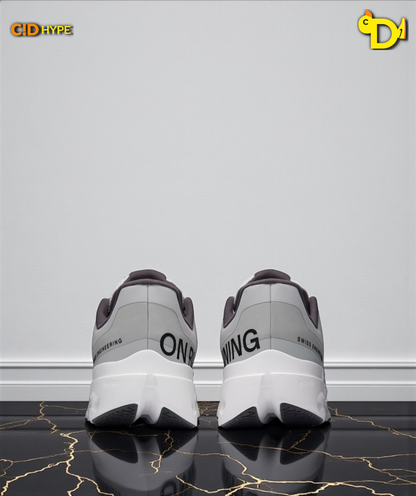 On Cloudsurfer Next "Gray/Gray/White"