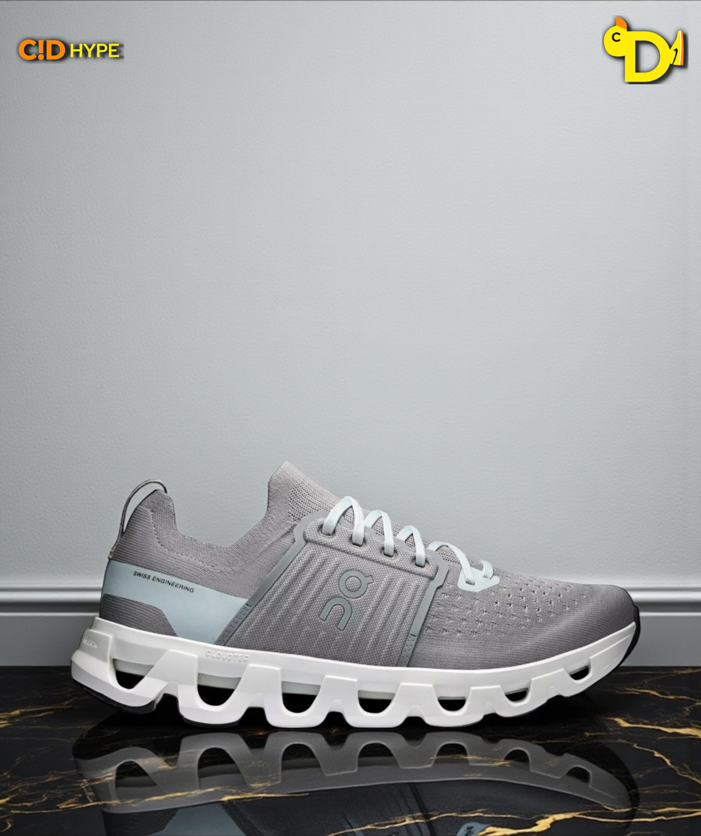 On Cloudswift 4 "Grey/Grey/White"