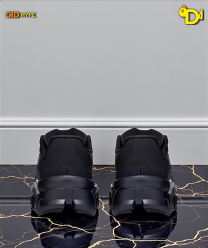 On Cloudmonster Void "Black/Black"