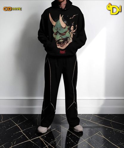 Oni Code "Pierce" Hoodie in Black