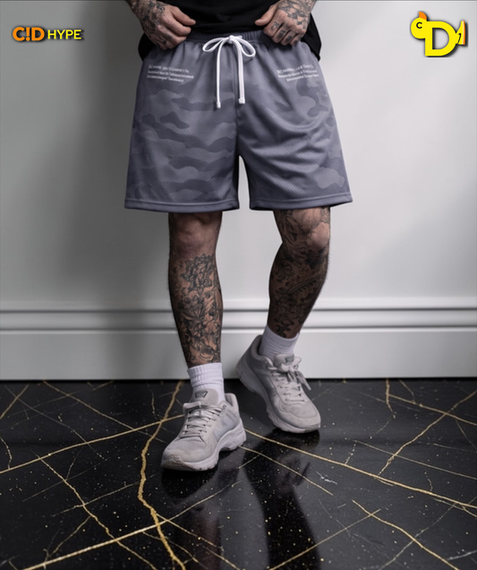 Only Us FRVR Mesh Shorts in Lush Vintage Woodland Camo