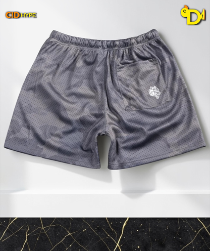 Only Us FRVR Mesh Shorts in Lush Vintage Woodland Camo