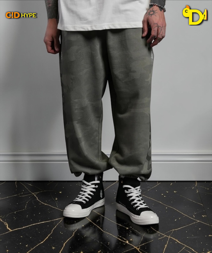 Our Mantra Lounger Sweat Pants in Lush Vintage Woodland Camo