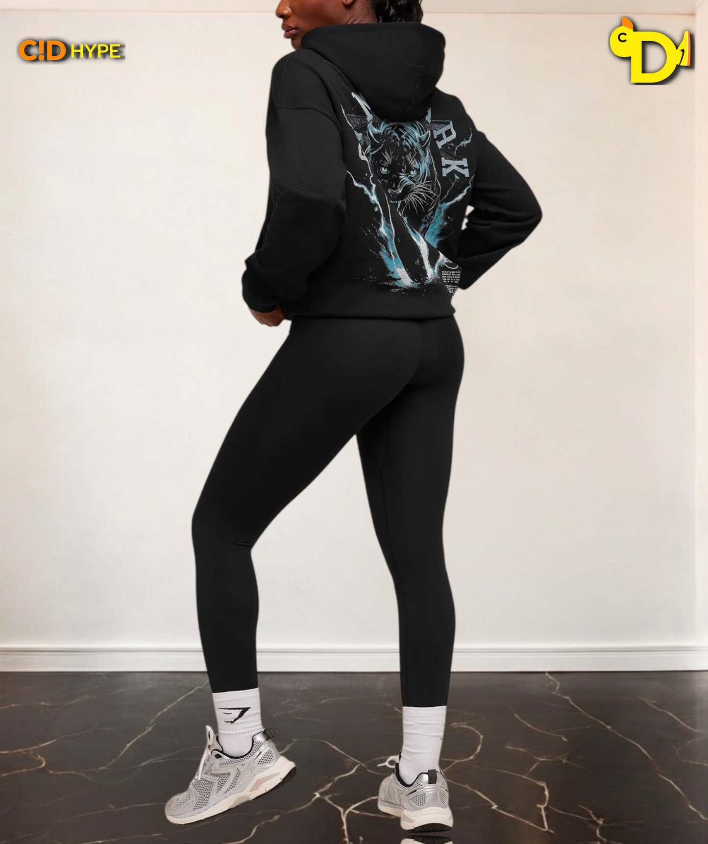 Panther Graphic Hoodie “GS Black”