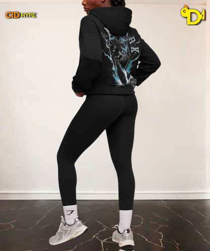 Panther Graphic Hoodie “GS Black”