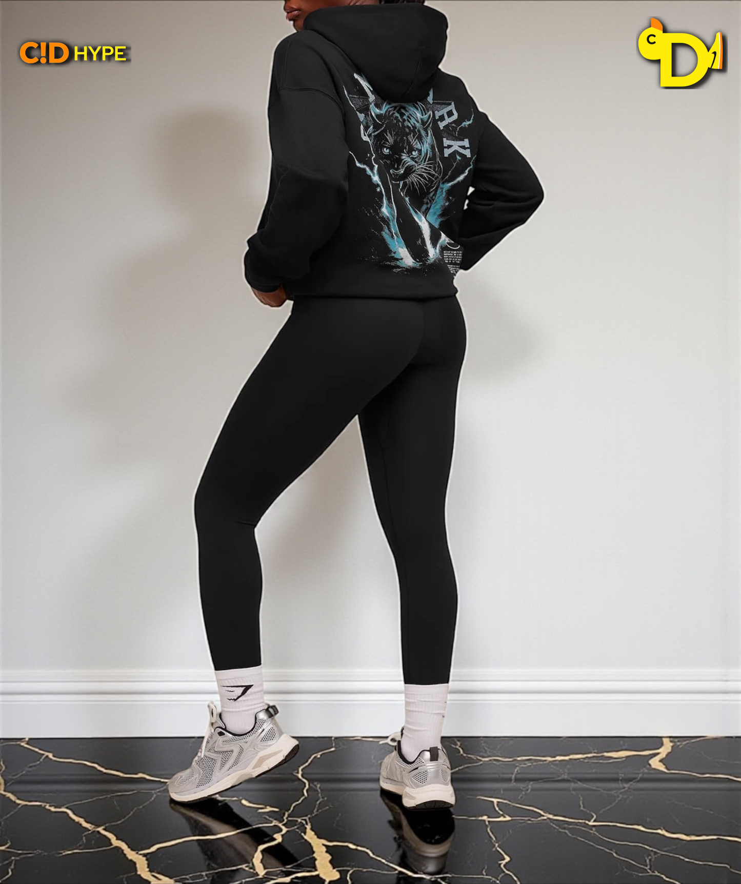 Panther Graphic Hoodie “GS Black”