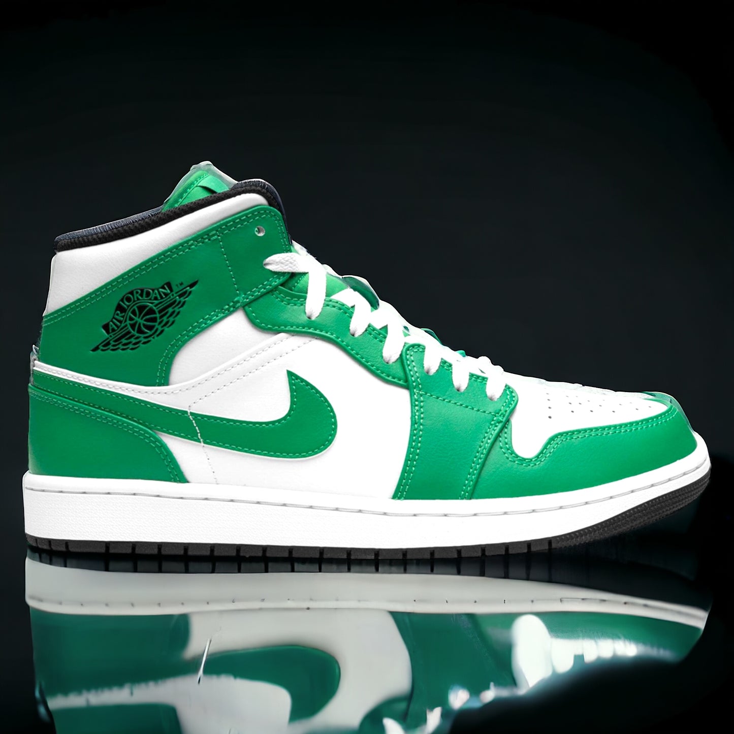 Jordan 1 Mid "Lucky Green"