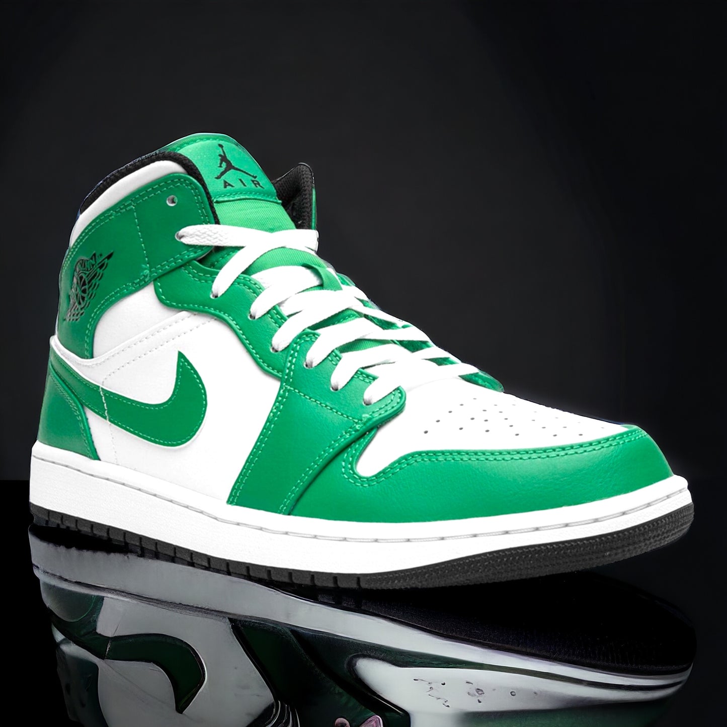 Jordan 1 Mid "Lucky Green"