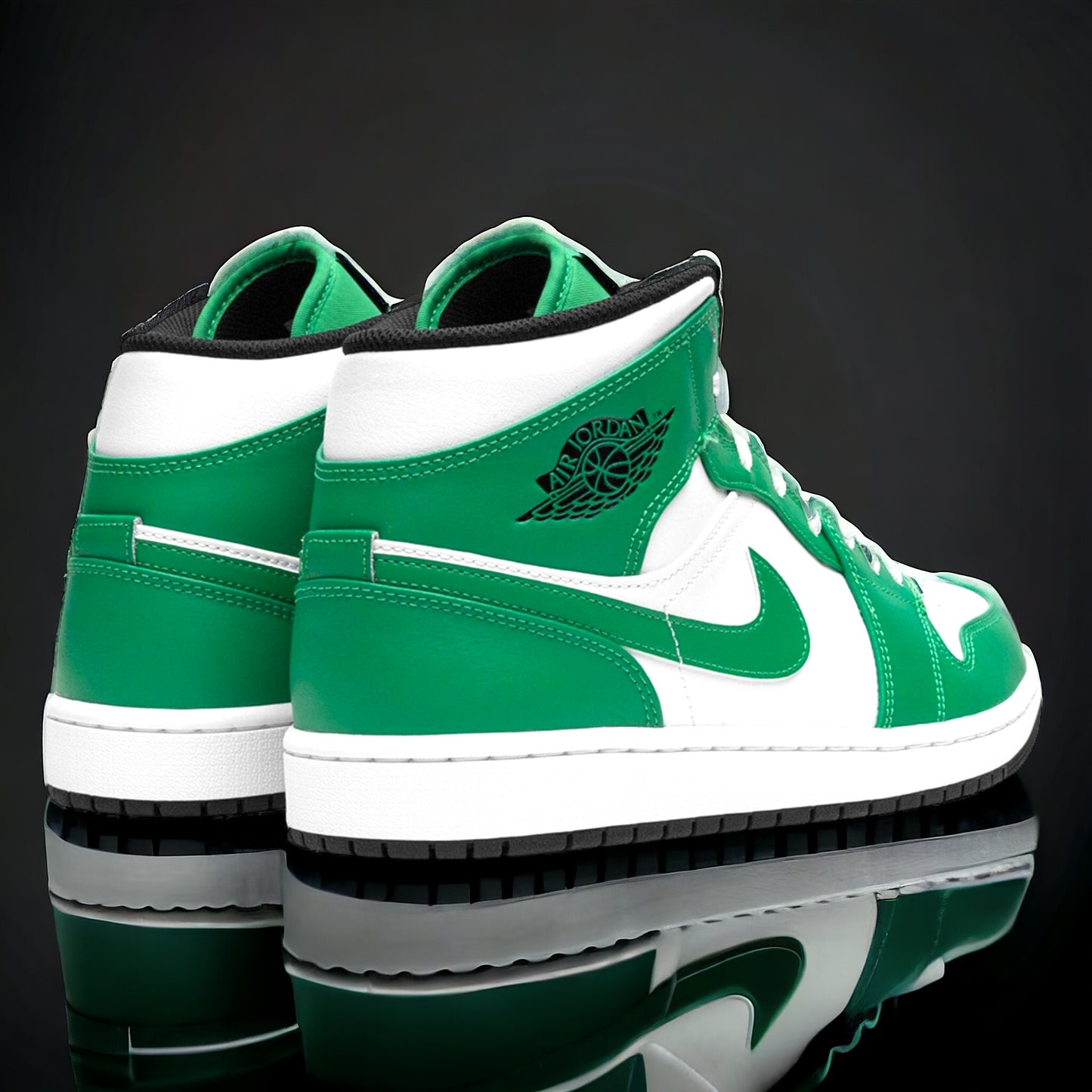 Jordan 1 Mid "Lucky Green"