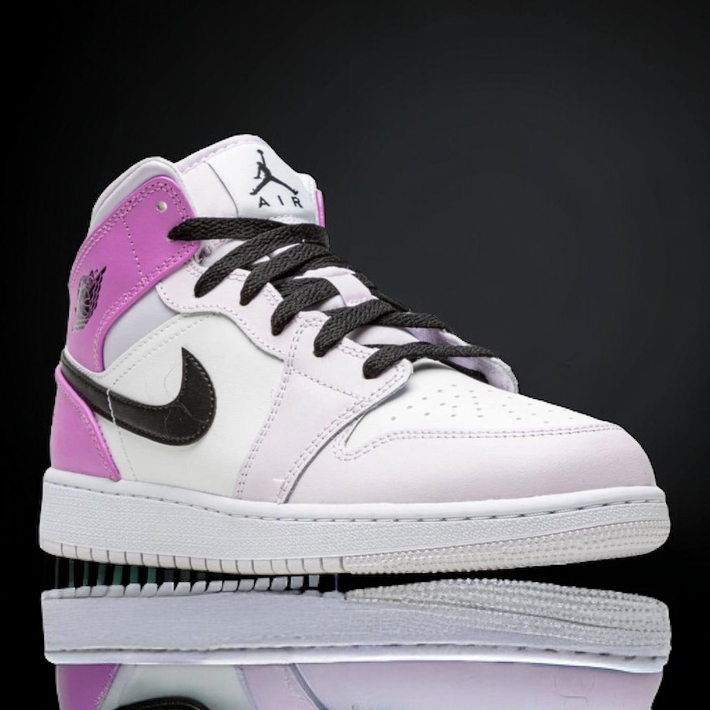 Jordan 1 Mid "Barely Grape" (GS)