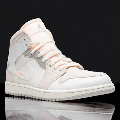 Jordan 1 Mid SE Craft "Inside Out White Grey"