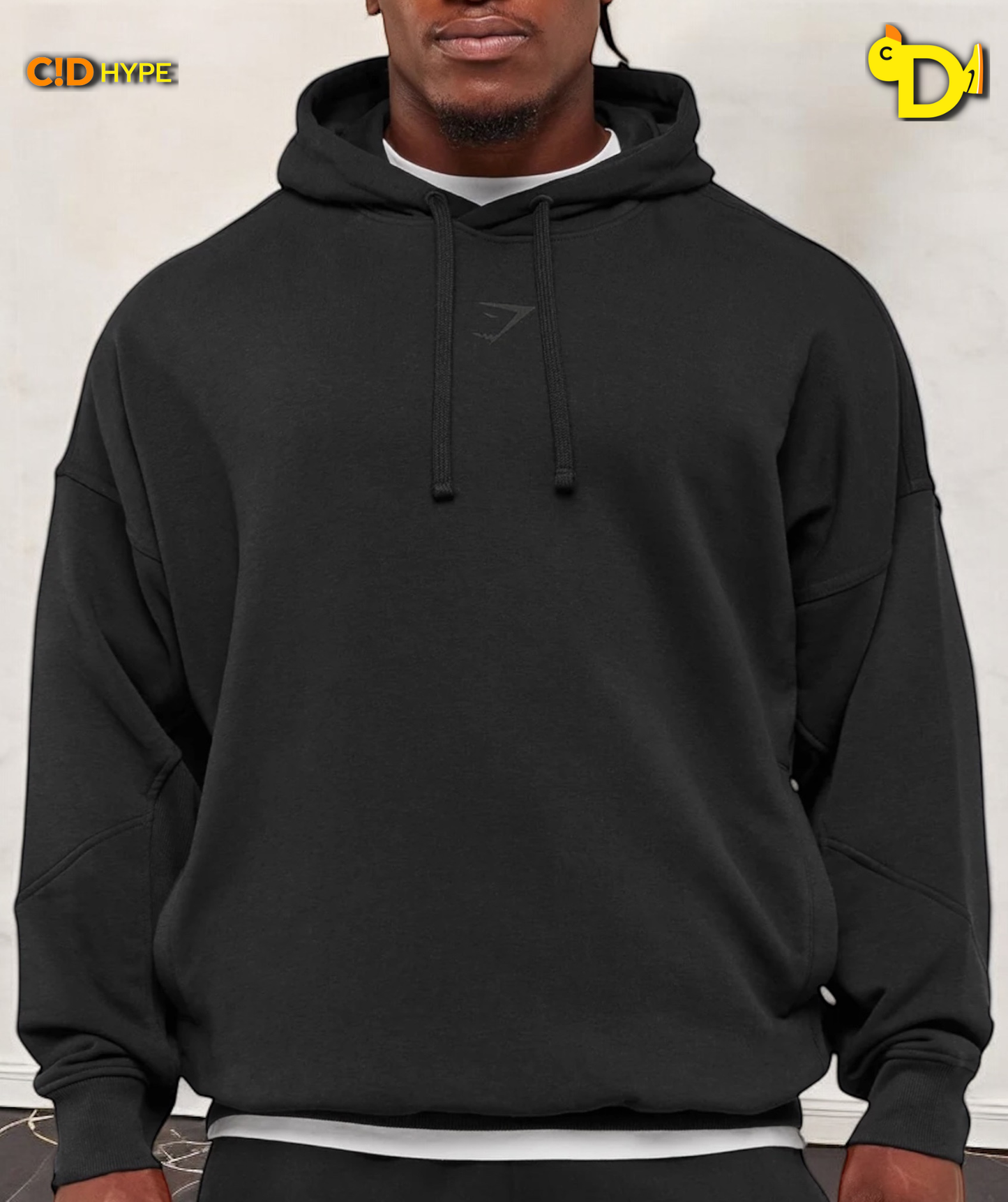 Power Hoodie Black/Asphalt "Grey"