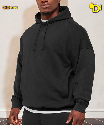 Power Hoodie Black/Asphalt "Grey"