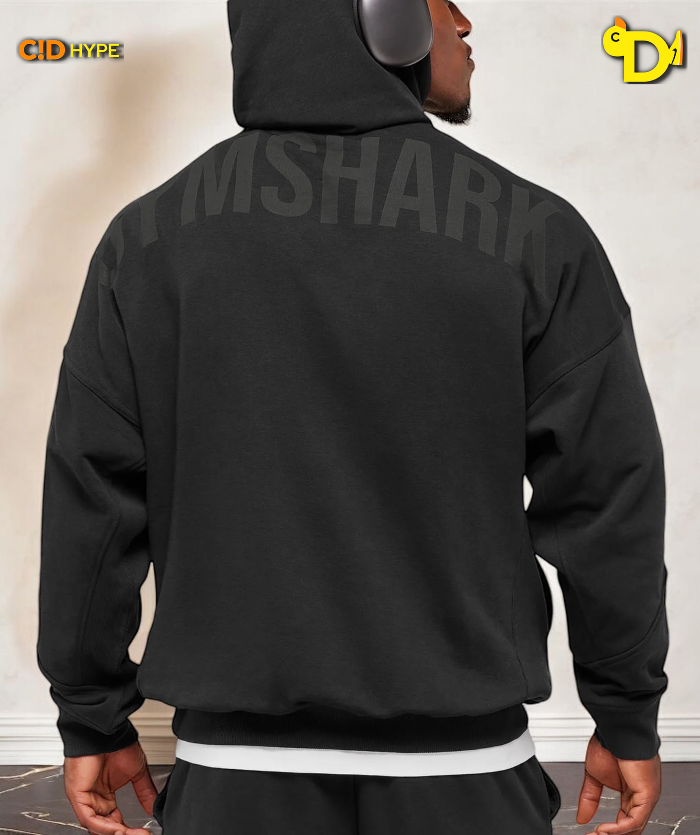 Power Hoodie Black/Asphalt "Grey"