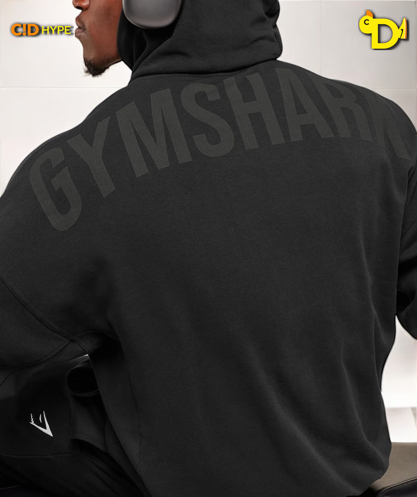Power Hoodie Black/Asphalt "Grey"