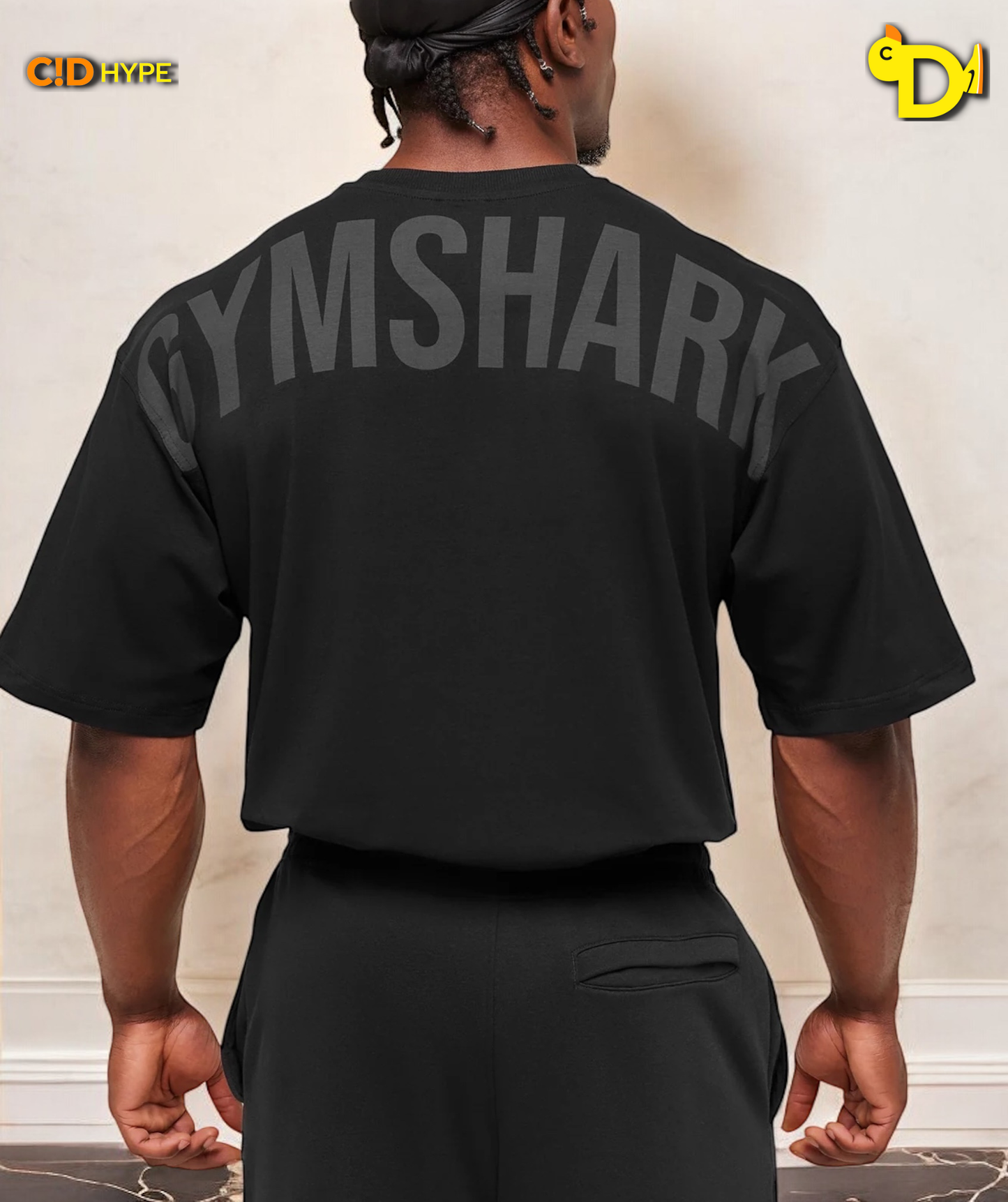 Power T-Shirt Black/Asphalt "Grey"