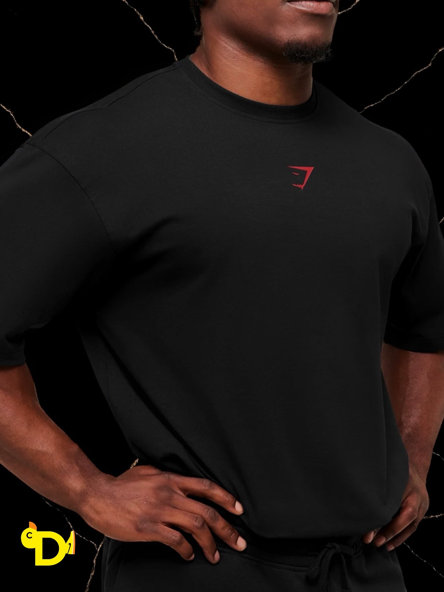 Power T-Shirt "Black/Conditioning Red"