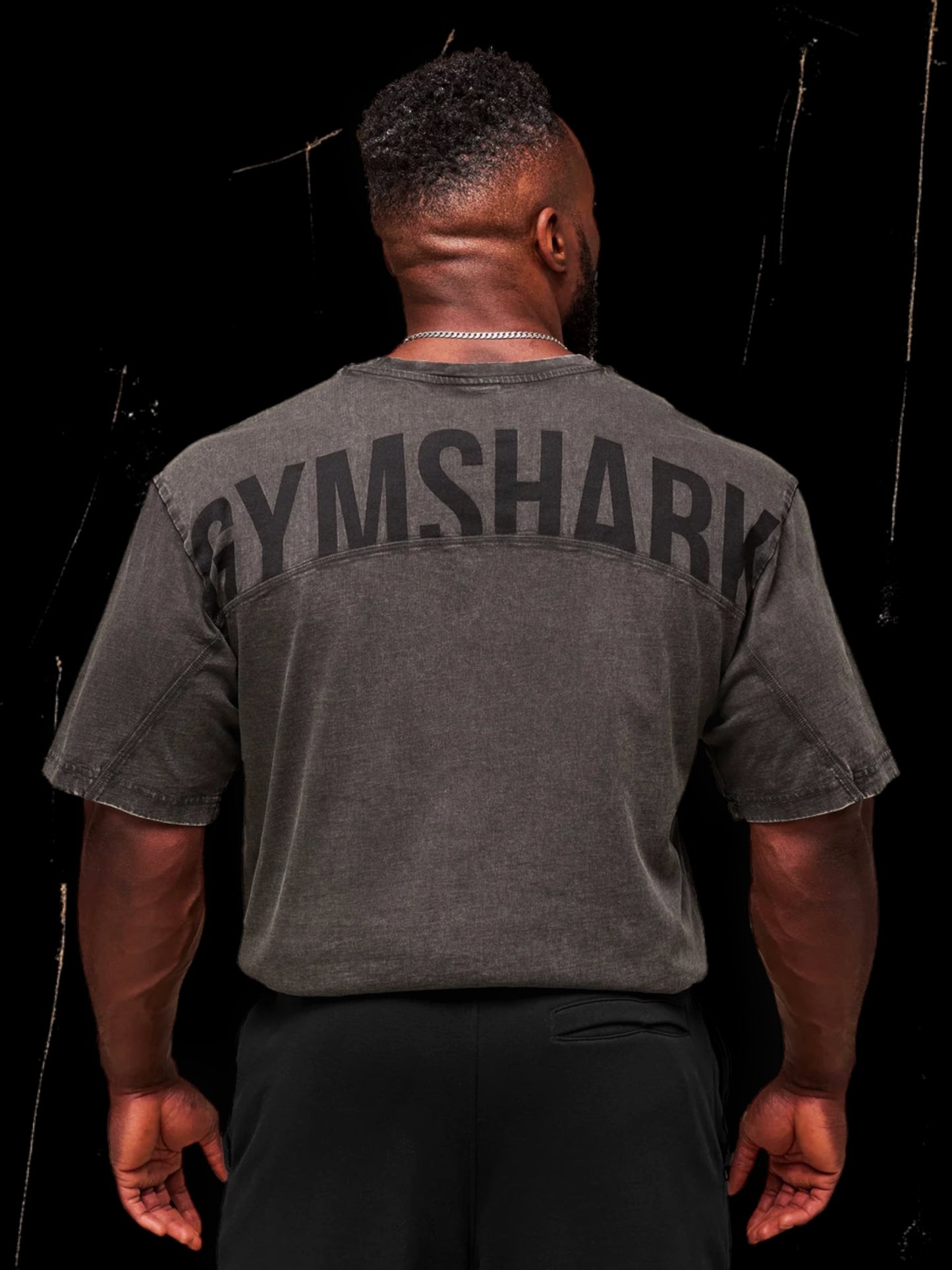 Power Washed T-Shirt "Onyx Grey/Acid Wash Small Ball"