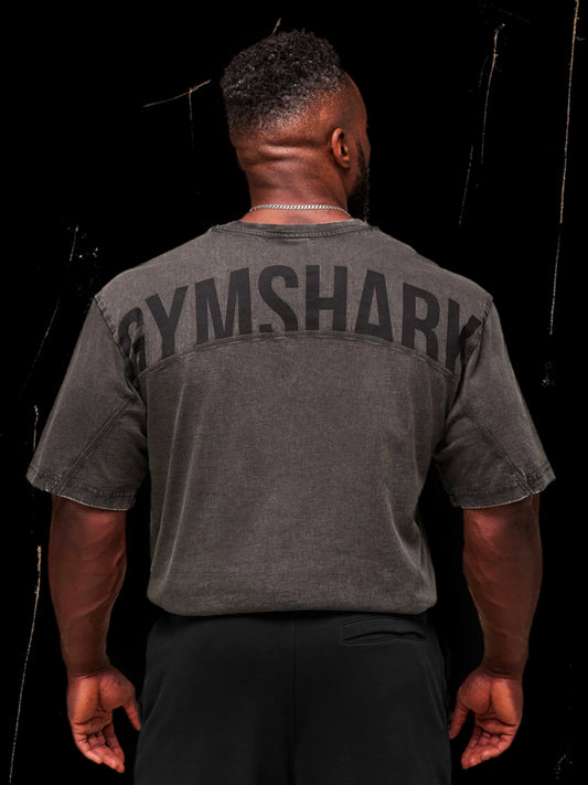 Power Washed T-Shirt "Onyx Grey/Acid Wash Small Ball"