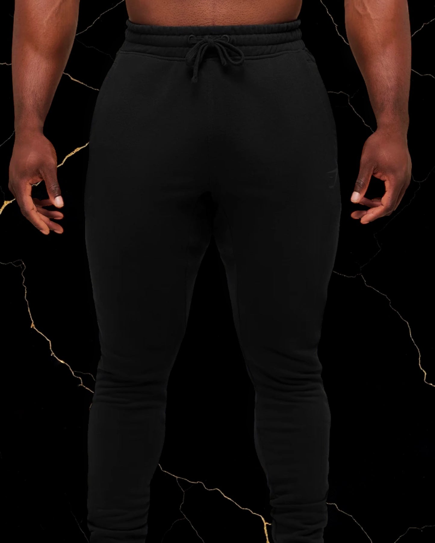 Power Wordmark Joggers "Black/Asphalt Grey"