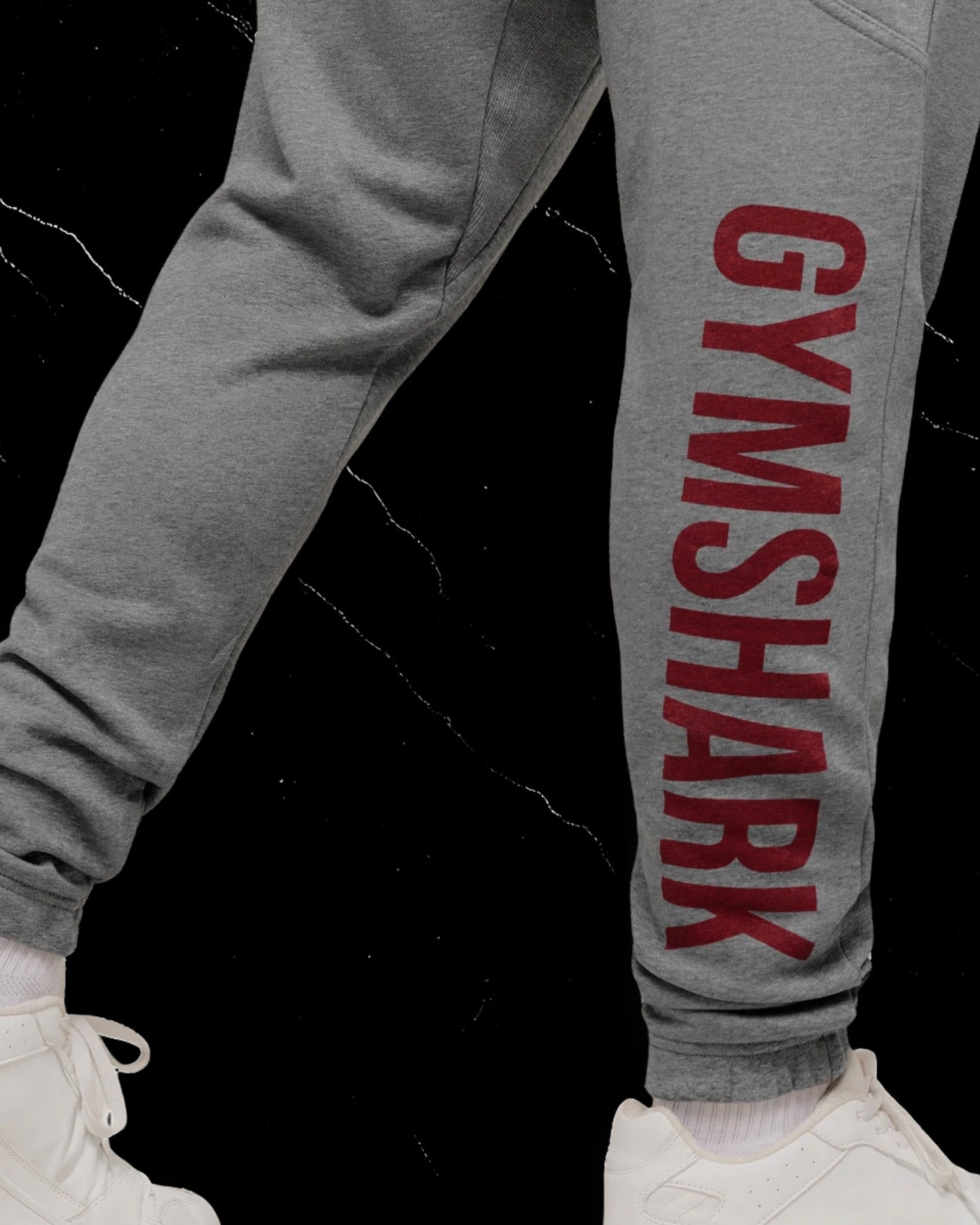 Power Wordmark Joggers "Charcoal Core Marl"
