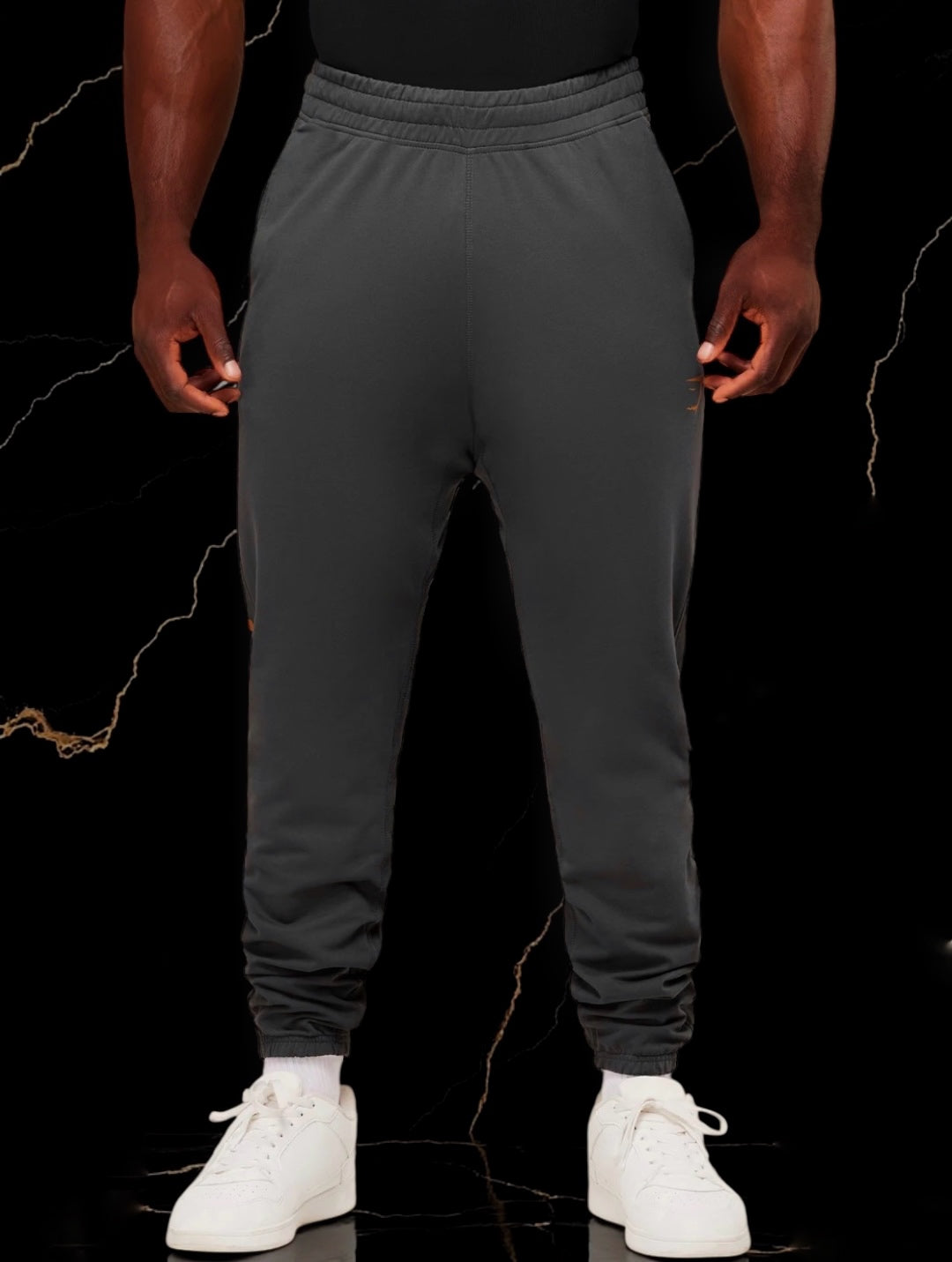 Prime Joggers "Onyx Grey/Antique Gold"
