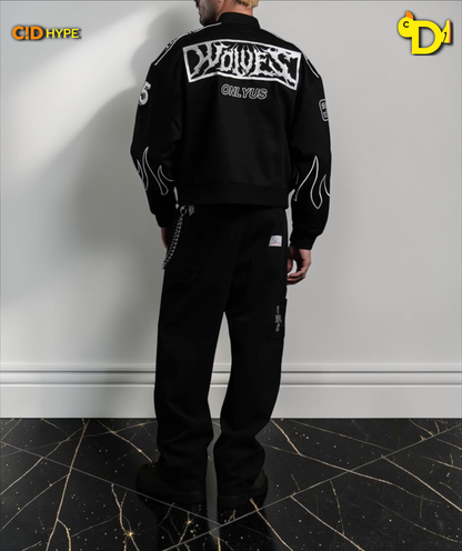 Ride The Fire V2 Gordon Racing Jacket in Black